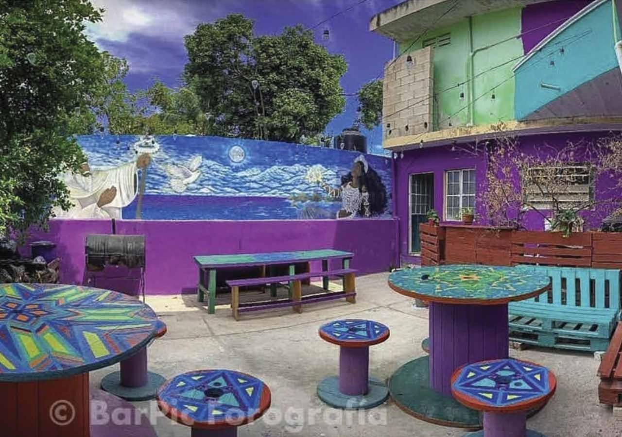 Mandala Hostel ตูลุม ภายนอก รูปภาพ